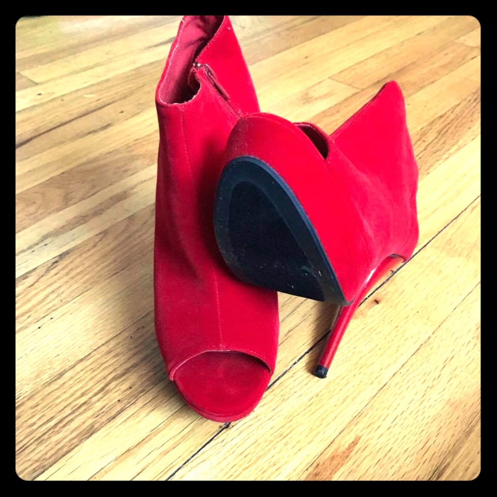 Red booties